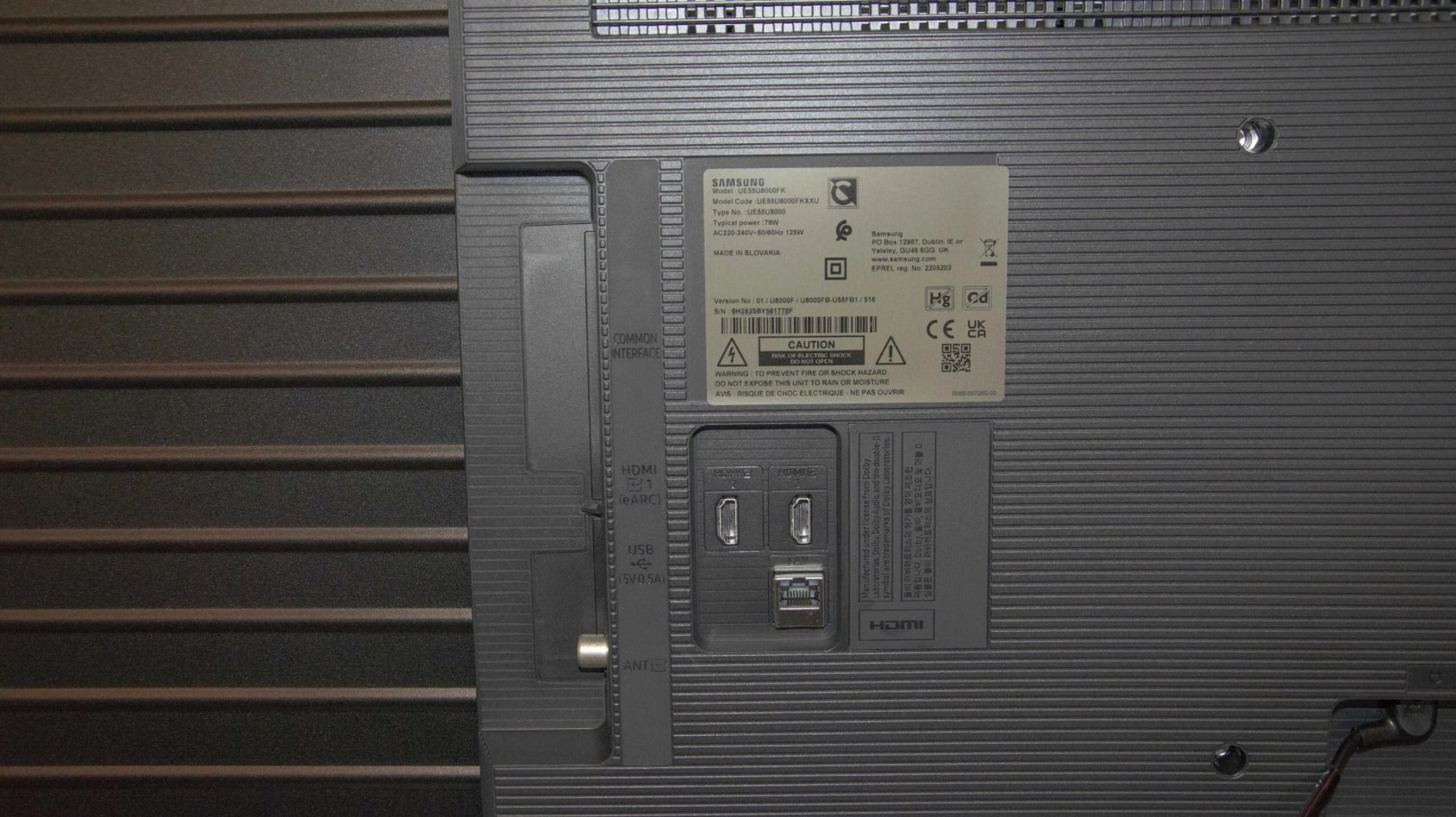 TV 4K economica Samsung 55 pollici Crystal UHD U8000F