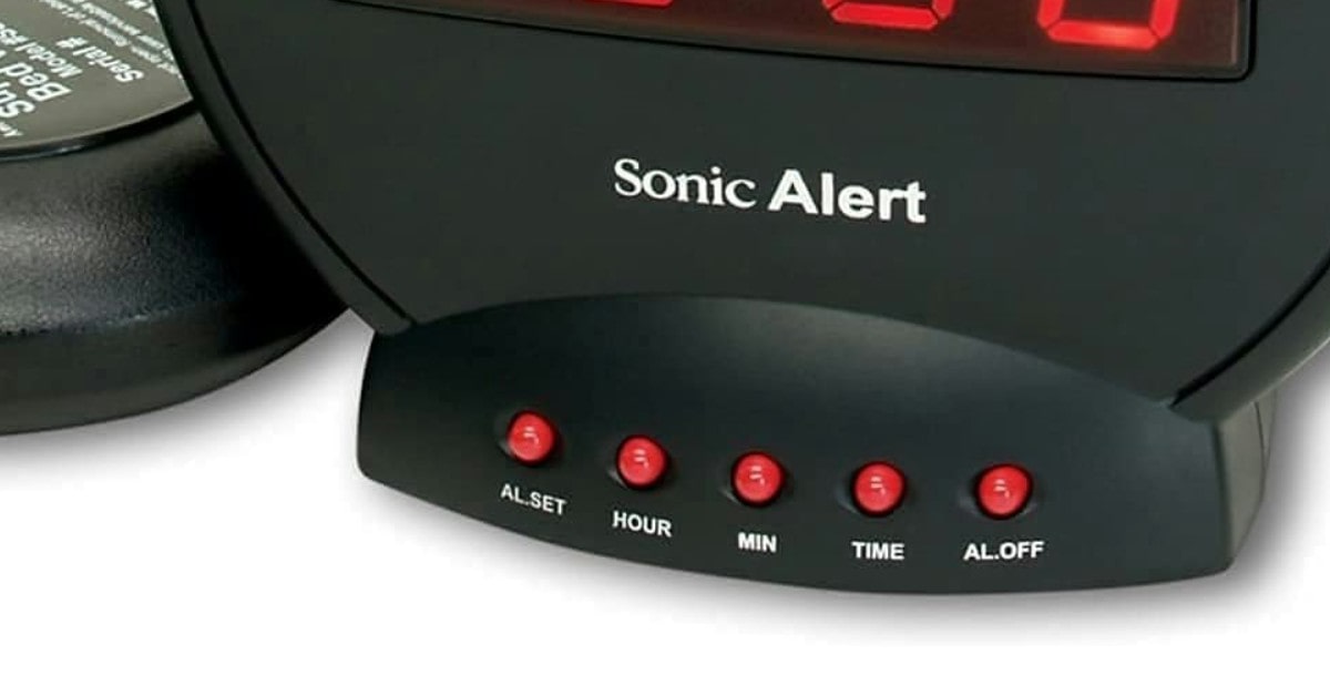 Sonic Bomb Dual Sveglia potente per sonno pesante