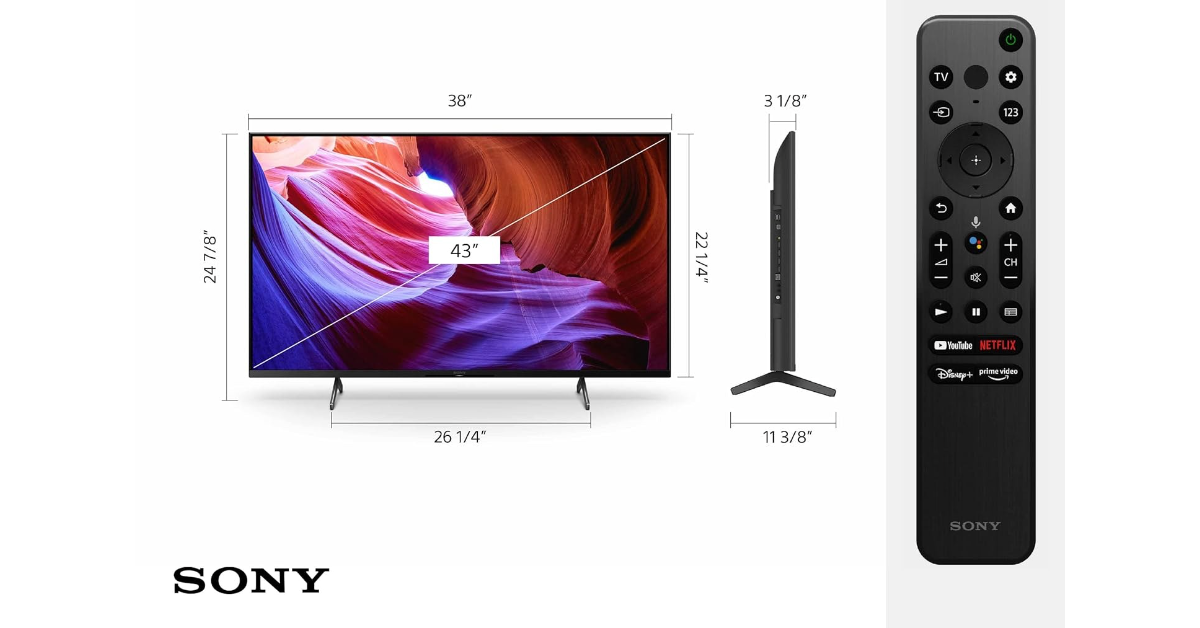 Sony Ultra HD TV serie X85K miglior televisore per gli anziani