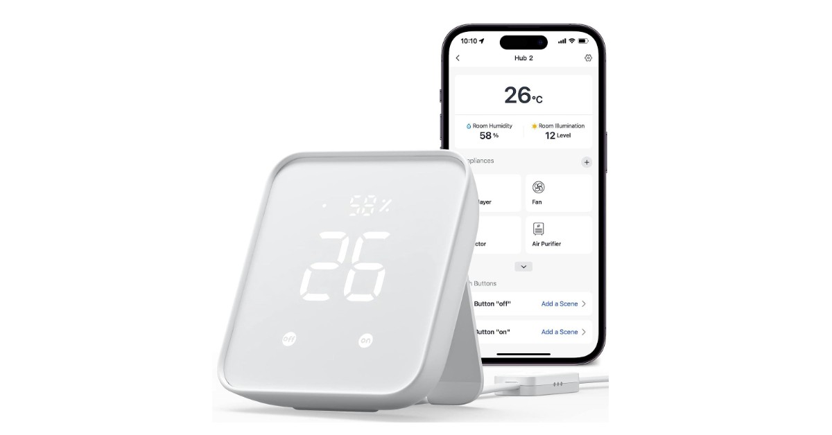 SwitchBot Hub 2miglior sensore di temperatura wifi
