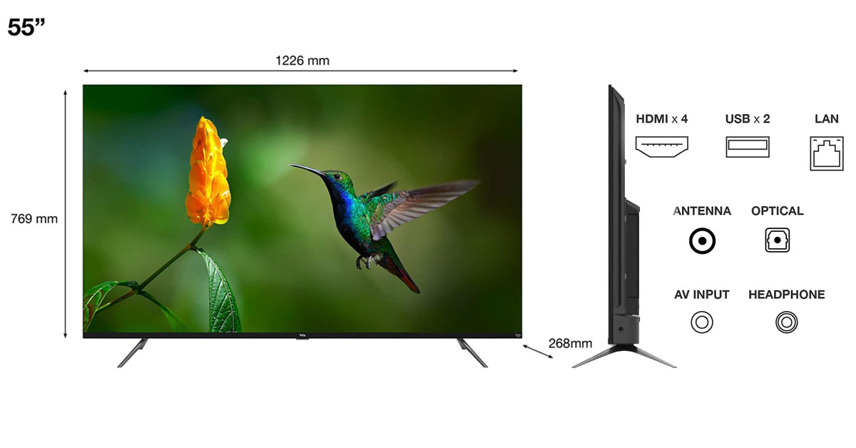 TCL 4K QLED Fire TV 55CF630 miglior televisore per anziani