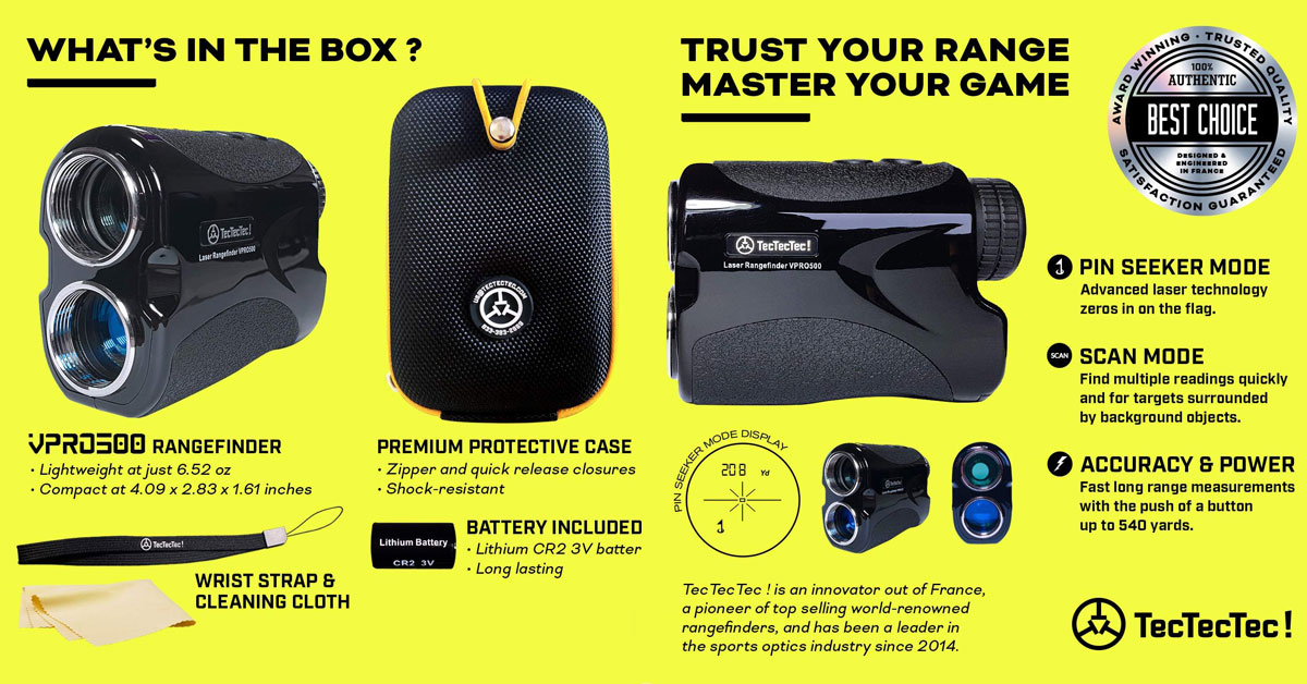 TecTecTec VPRO500 migliori telemetri per il golf sotto i 200 euro