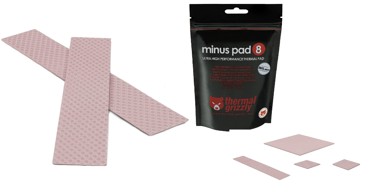 Thermal Grizzly Minus Pad 8 migliori pad termici per la gpu