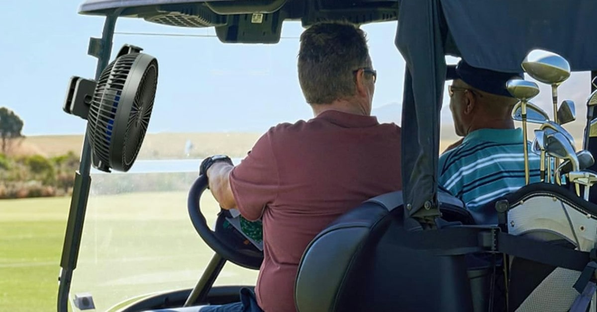 Ventilatore per carrello da golf Xasla con clip