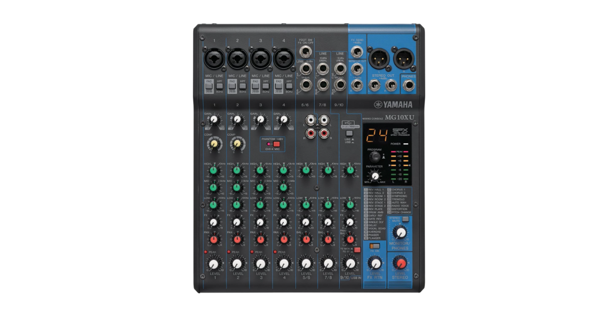Mixer YAMAHA MG10XU per home studio