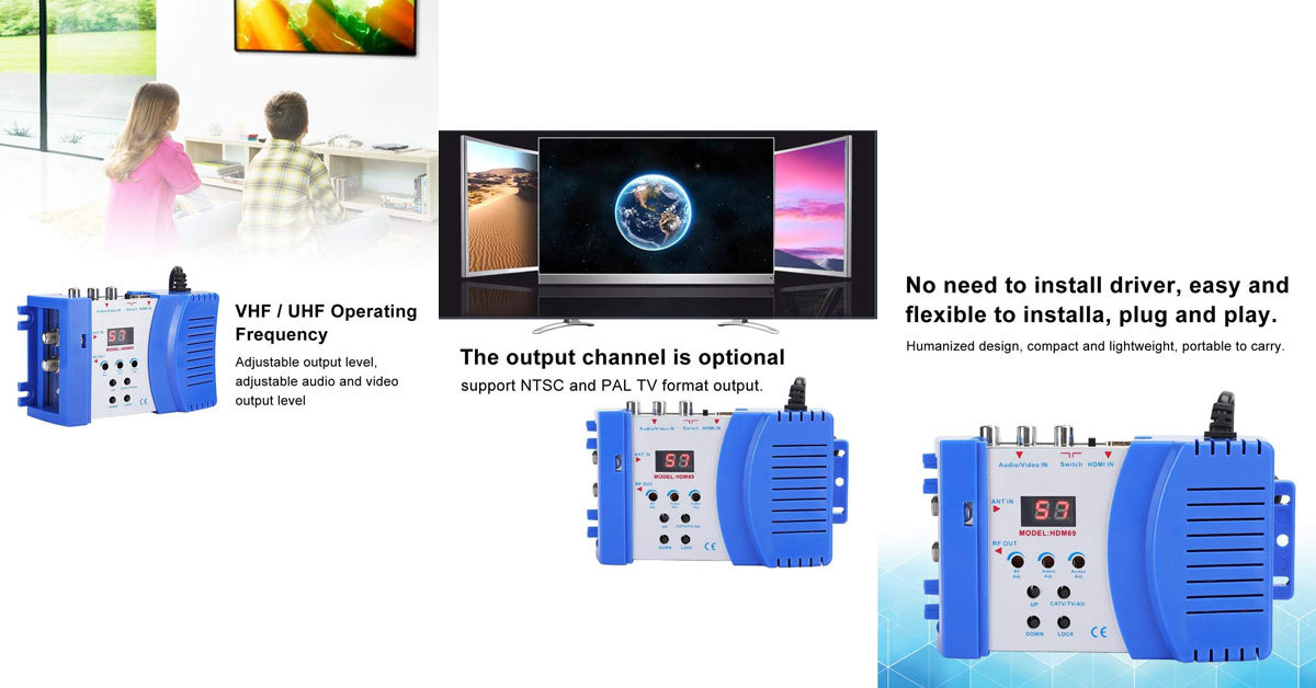 Ymiko miglior modulatore da rf a hdmi