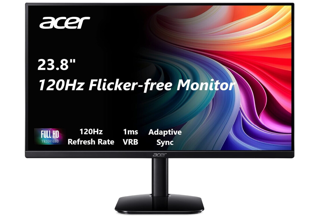 Monitor Acer KB242Y da 24 pollici per ufficio