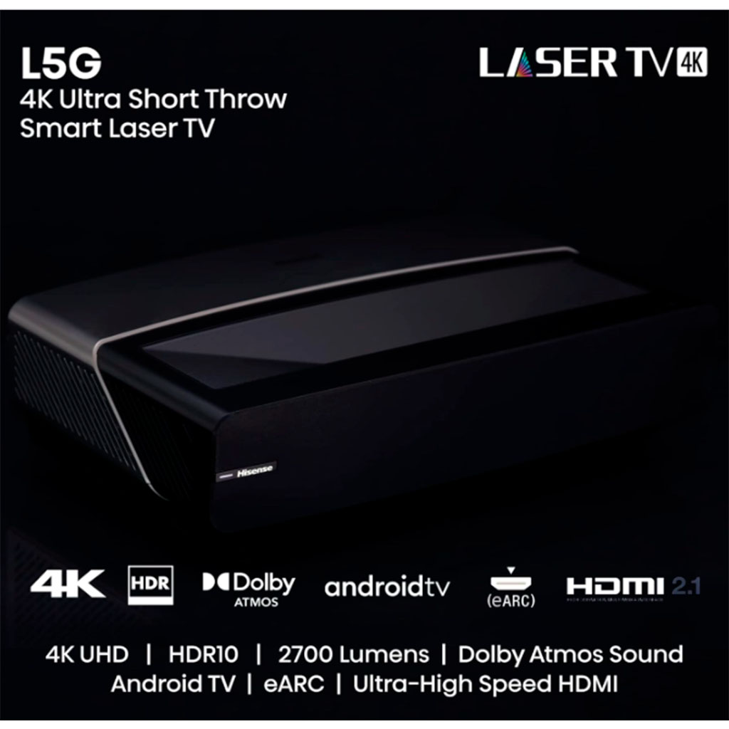 Proiettore primordiale Hisense L5G Recensione proiettore Hisense