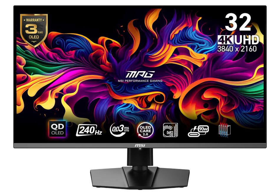 Monitor OLED a punti quantici MSI MPG 321URX