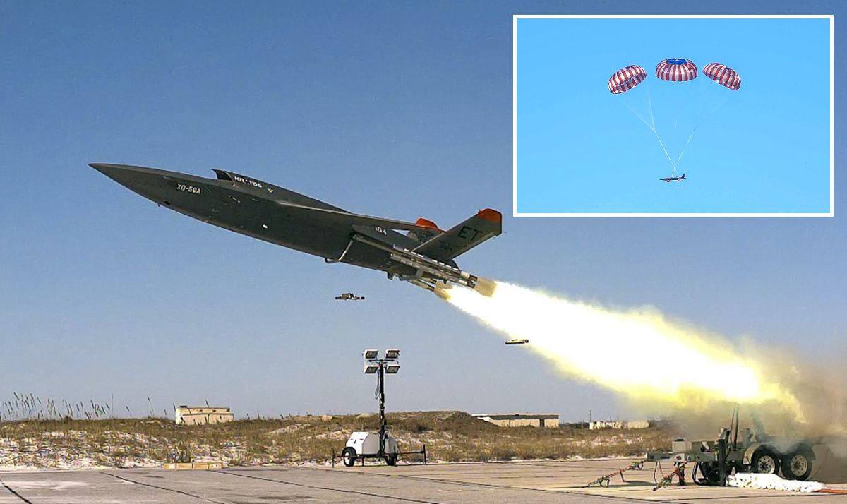 L'aeronautica militare statunitense rilascia nuove foto dei test del drone XQ-58A Valkyrie L'aeronautica militare statunitense rilascia nuove foto dei test del drone XQ-58A Valkyrie
