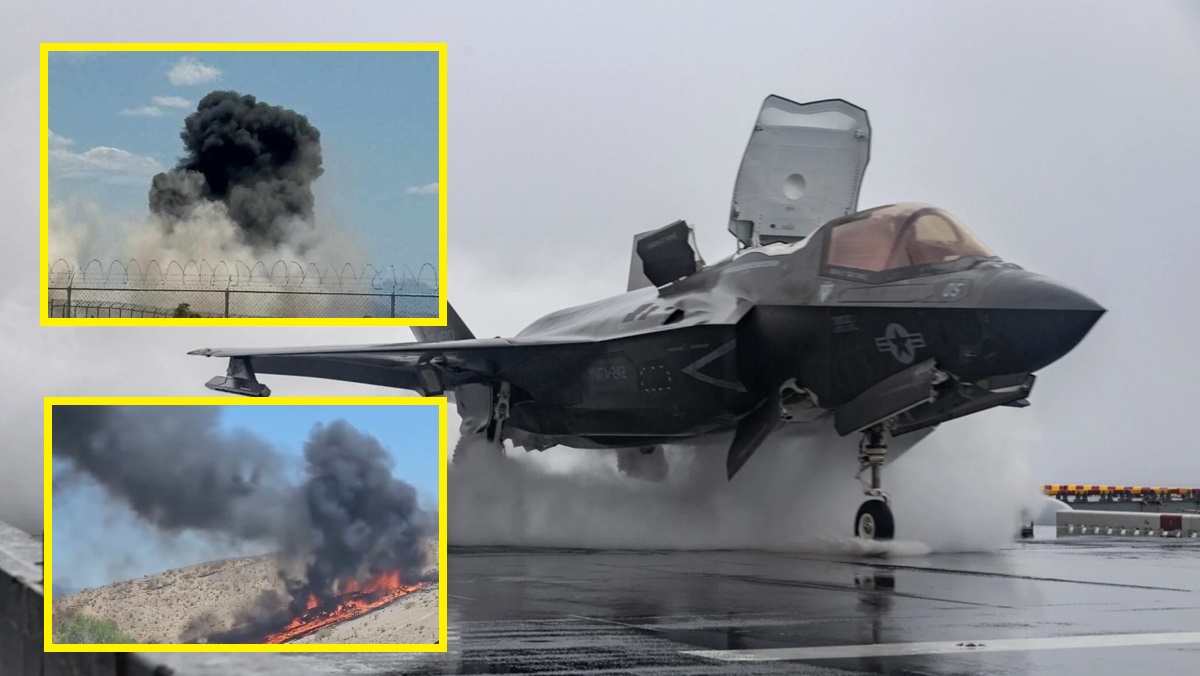 Il caccia di prova F-35B Lightning II si è schiantato negli Stati Uniti: il pilota è stato portato in ospedale con gravi ferite Il caccia di prova F-35B Lightning II si è schiantato negli Stati Uniti: il pilota è stato portato in ospedale con gravi ferite