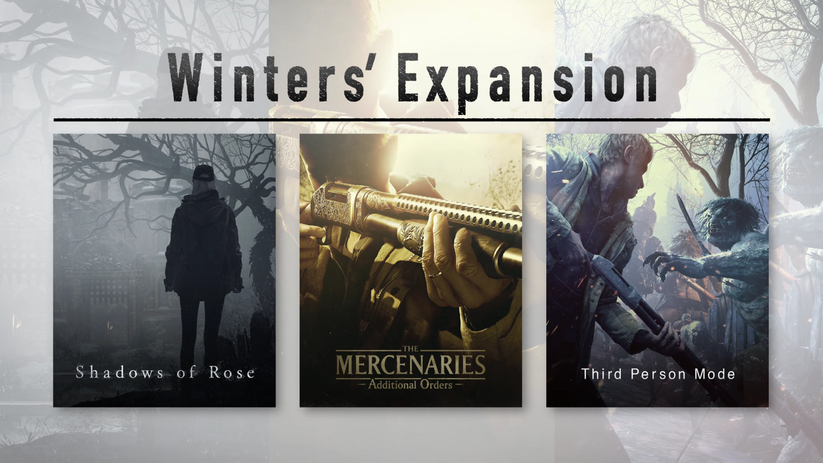 Un'aggiunta alla storia, una visuale in terza persona e una modalità multigiocatore: ecco il trailer del DLC su larga scala The Winters Expansion per Resident Evil: Village. Un'aggiunta alla storia, una visuale in terza persona e una modalità multigiocatore: ecco il trailer del DLC su larga scala The Winters Expansion per Resident Evil: Village.