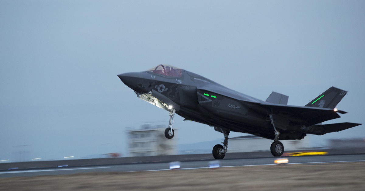 L'F-35B ha subito danni per almeno 2,5 milioni di dollari durante un volo di addestramento in Giappone