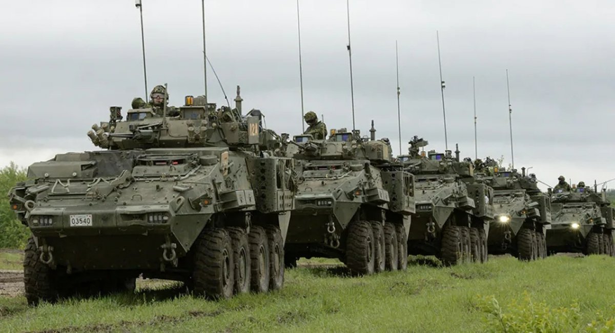 Il Canada darà all'Ucraina 39 degli ultimi mezzi corazzati per il trasporto di personale LAV II ACSV dotati di mitragliatrici e armature aggiuntive Il Canada darà all'Ucraina 39 degli ultimi mezzi corazzati per il trasporto di personale LAV II ACSV dotati di mitragliatrici e armature aggiuntive