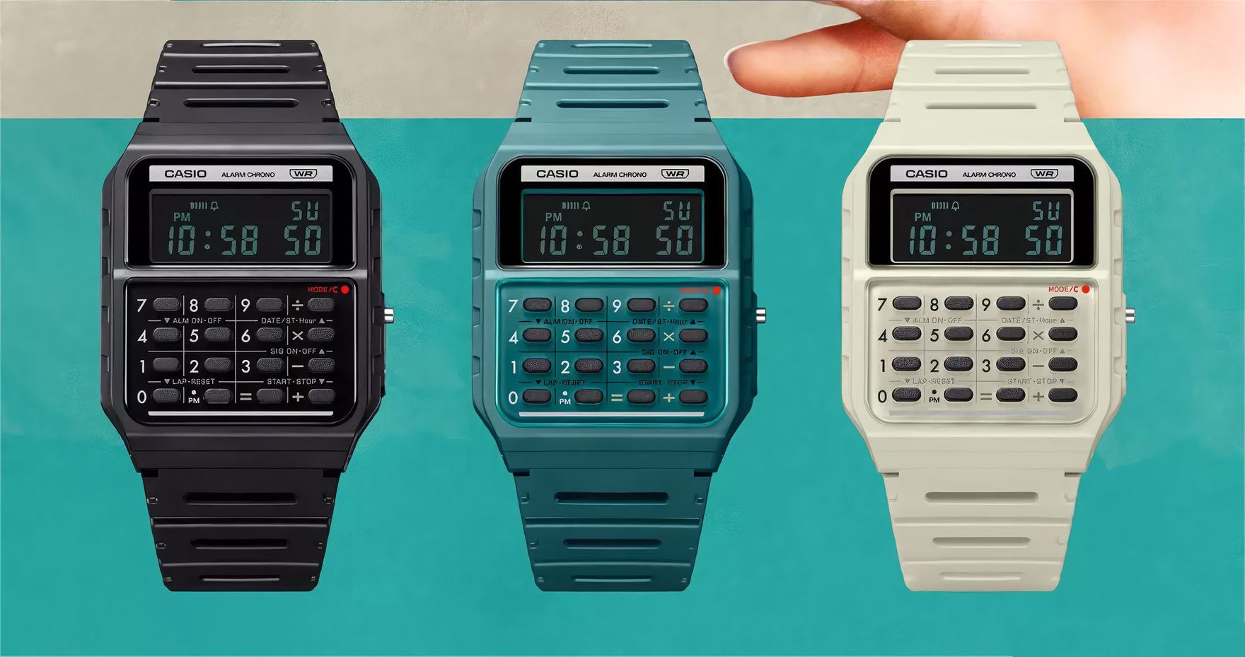 Ritorno agli anni '70: Presentato il nuovo orologio di Casio con funzioni di calcolatrice nello stile della prima calcolatrice Casio Mini Ritorno agli anni '70: Presentato il nuovo orologio di Casio con funzioni di calcolatrice nello stile della prima calcolatrice Casio Mini