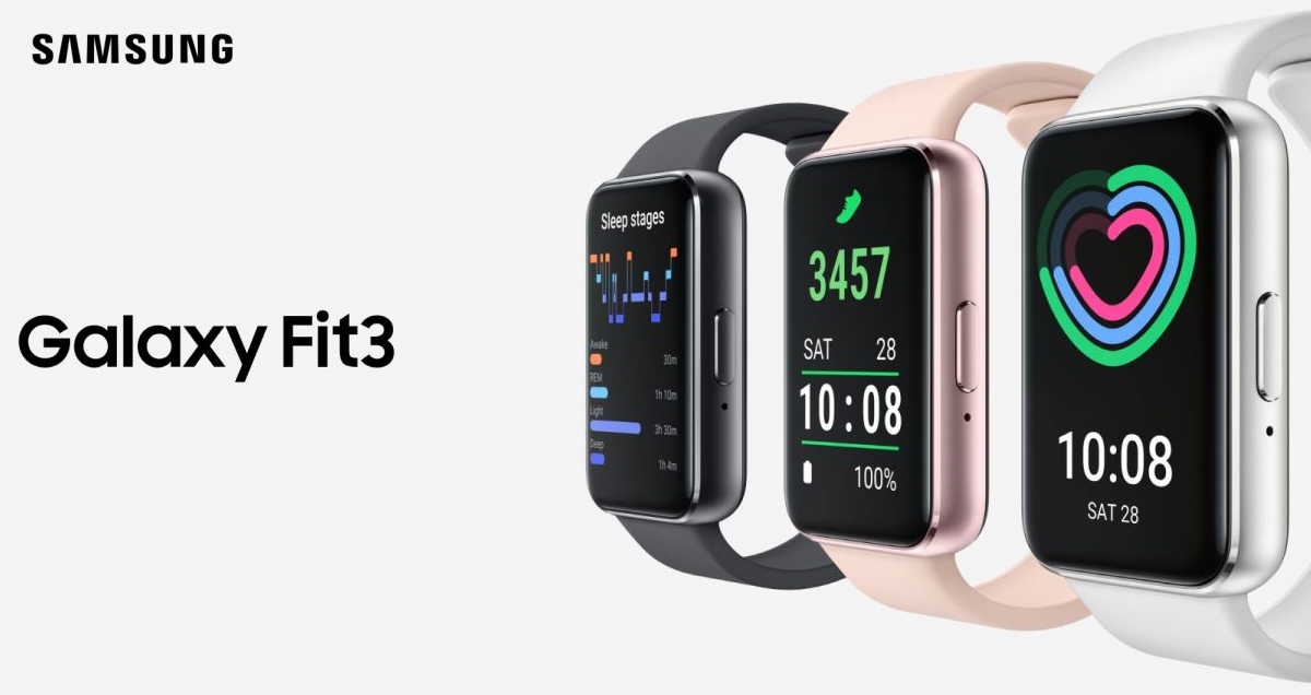 Ora è ufficiale: Samsung ha presentato il suo nuovo braccialetto fitness Galaxy Fit 3 Ora è ufficiale: Samsung ha presentato il suo nuovo braccialetto fitness Galaxy Fit 3