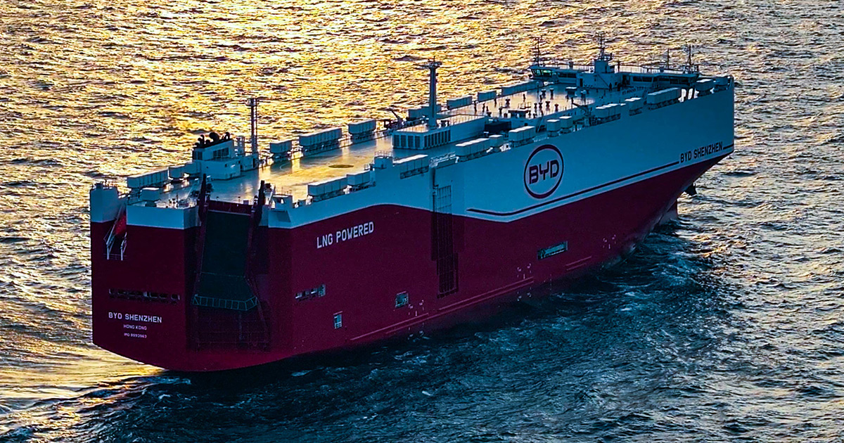 Una nuova era per il trasporto marittimo: Incontra la nave Ro-Ro BYD Shenzhen Elettrificazione delle vie marittime: Nave Ro-Ro BYD Shenzhen