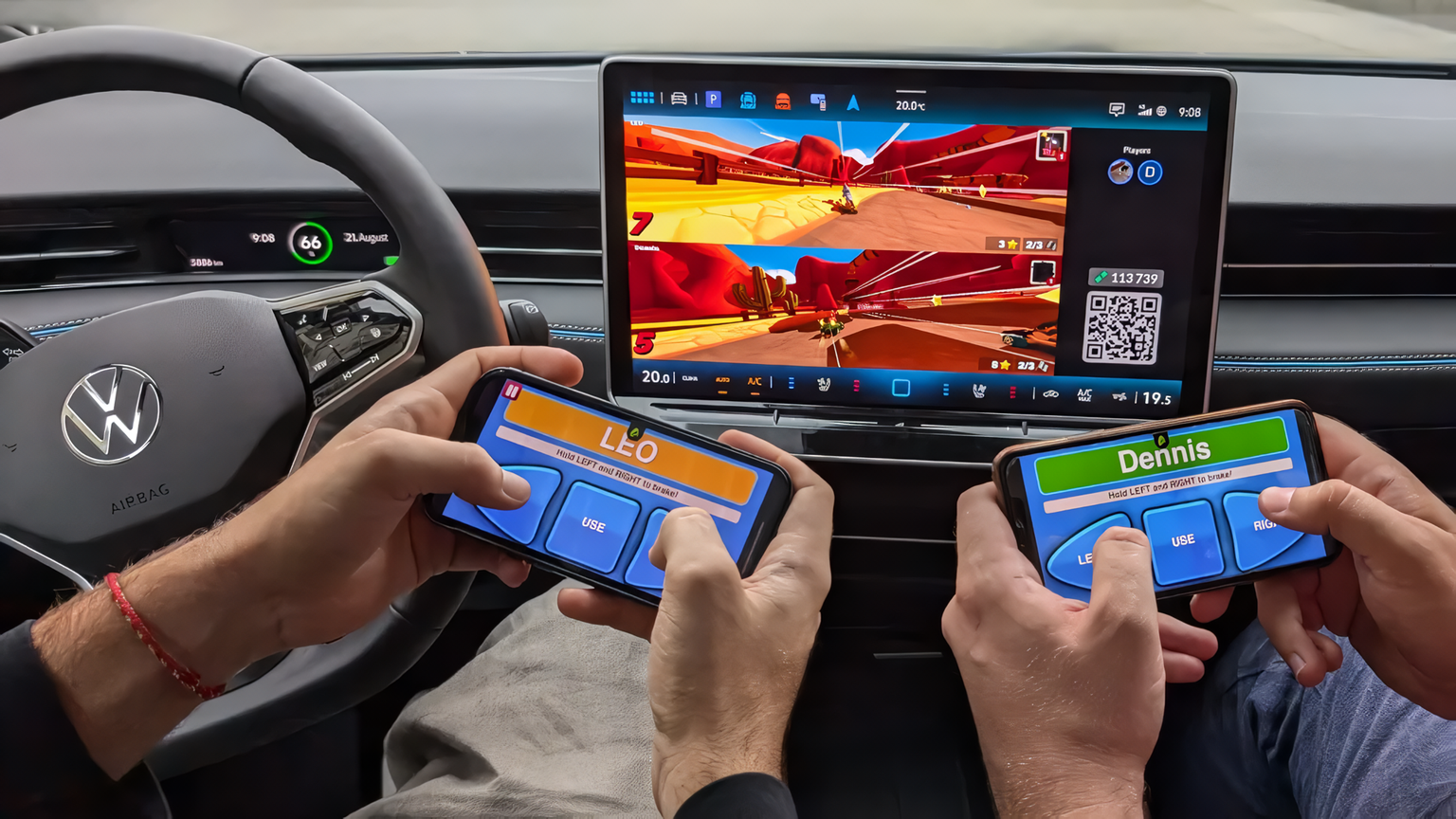 Volkswagen sta integrando la piattaforma di gioco AirConsole nelle sue auto elettriche Volkswagen sta integrando la piattaforma di gioco AirConsole nelle sue auto elettriche