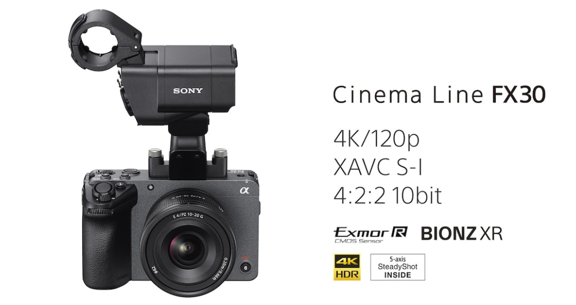 Sony FX30 - Fotocamera mirrorless da 26 MP con 4K@60FPS a 1.800 dollari Sony FX30 - Fotocamera mirrorless da 26 MP con 4K@60FPS a 1.800 dollari