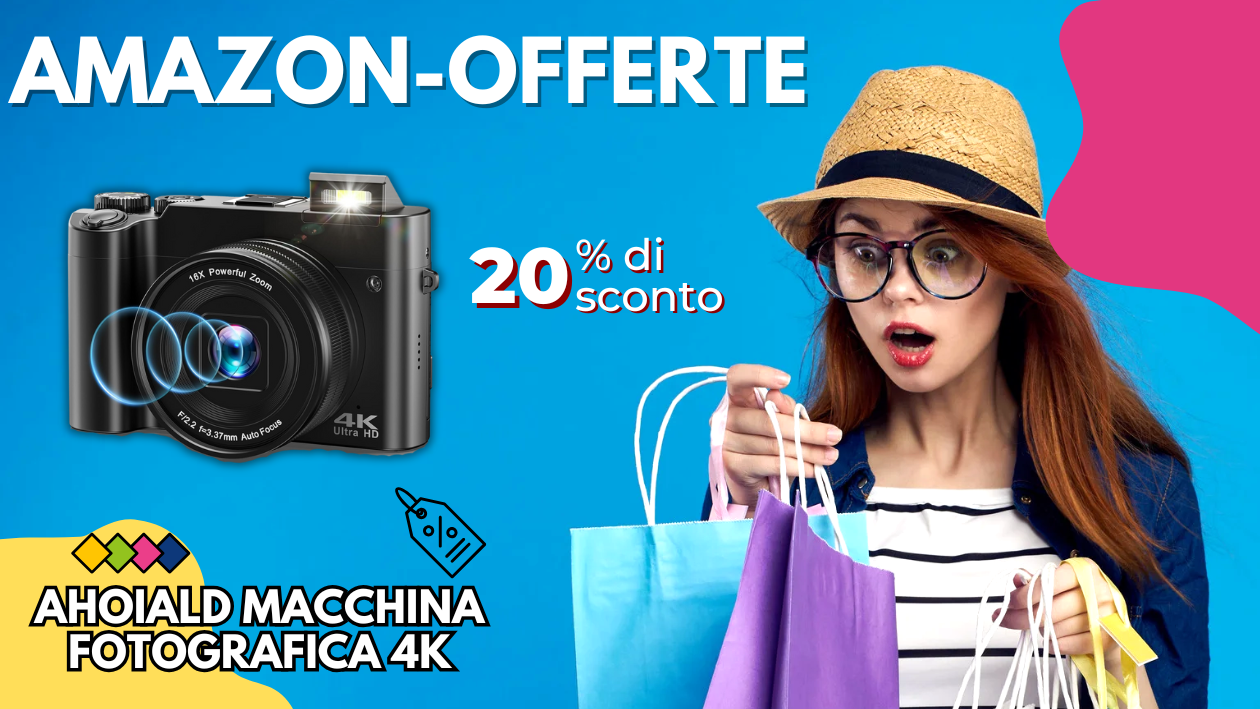 Fotocamera Digitale 4K VAHOIALD 64MP: Risparmia 24€ sulla Tua Creatività! Fotocamera Digitale 4K VAHOIALD 64MP: Risparmia 24€ sulla Tua Creatività!