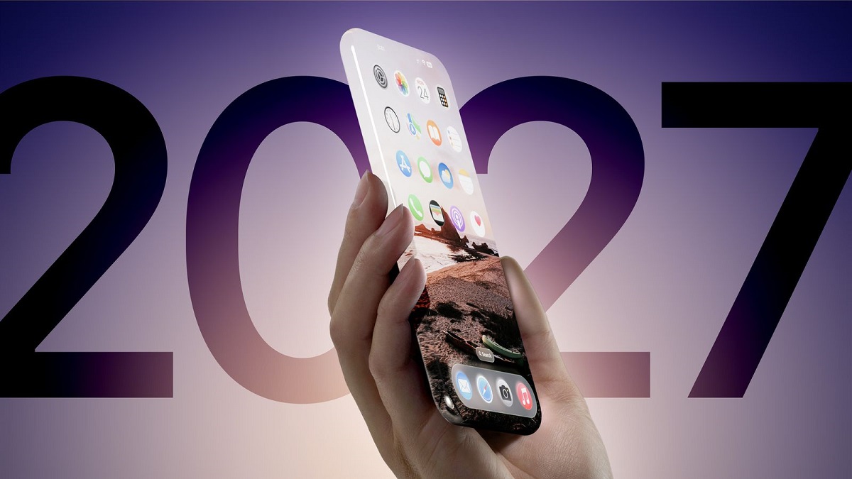 iPhone 2027: Concetto dal futuro oggi Eccitante concetto dell'iPhone 2027 rivelato: come saranno gli smartphone del futuro