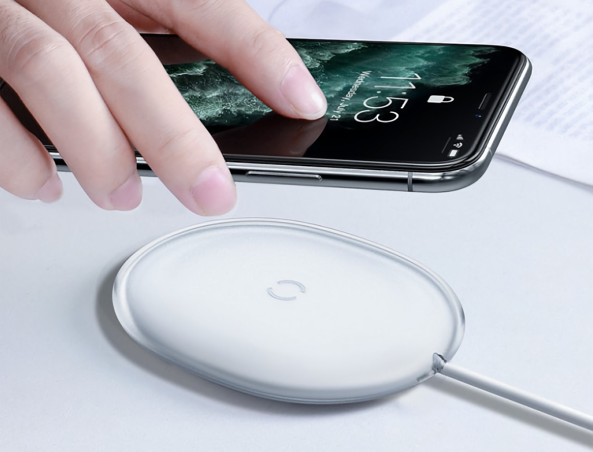 Caricabatterie wireless USB-C Baseus da 15 W per $ 13 Caricabatterie wireless USB-C Baseus da 15 W per $ 13