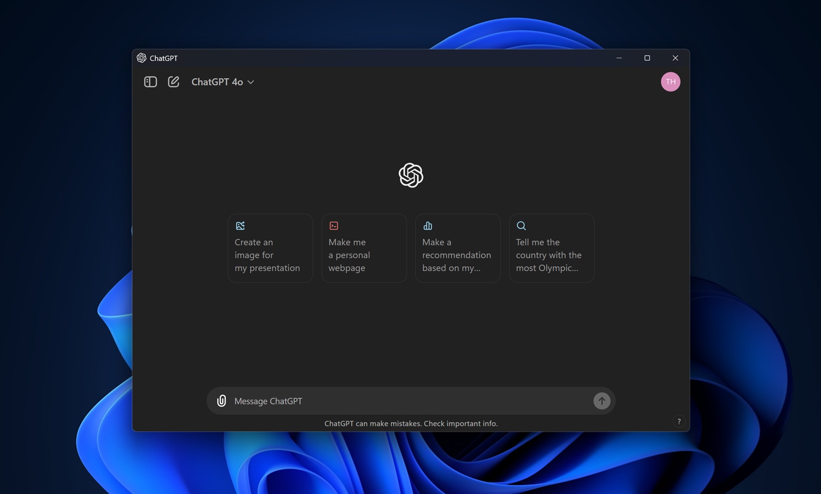 L'applicazione ChatGPT per Windows è ora disponibile gratuitamente per tutti L'applicazione ChatGPT per Windows è ora disponibile gratuitamente per tutti
