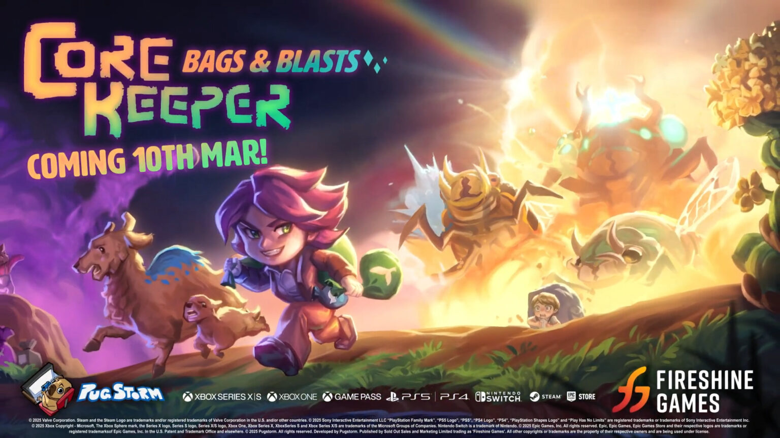 Analizziamo i dettagli del poster di Core Keeper: cosa aspettarsi dal gioco? Disimballare il poster del Core Keeper: l'estetica delle avventure sotterranee