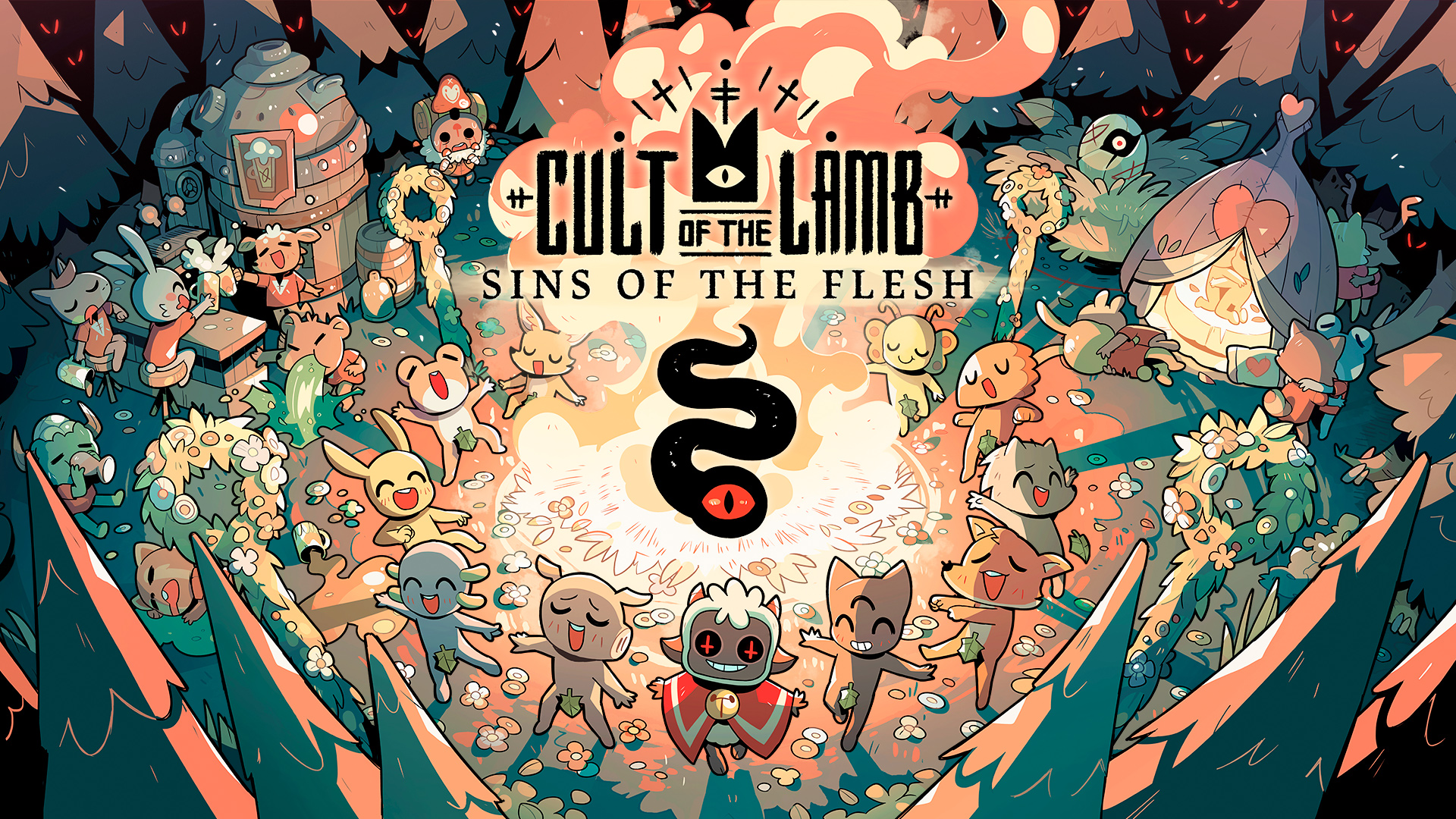 Gli sviluppatori di Cult of the Lamb hanno parlato dell'imminente aggiornamento Sins of the Flesh. Uscita il 16 gennaio Gli sviluppatori di Cult of the Lamb hanno parlato dell'imminente aggiornamento Sins of the Flesh. Uscita il 16 gennaio