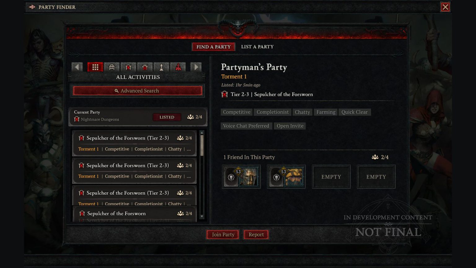 Diablo IV avrà una nuova funzione per trovare giocatori che si uniscano al vostro gruppo Party Finder con la Stagione 6 Diablo IV avrà una nuova funzione per trovare giocatori che si uniscano al vostro gruppo Party Finder con la Stagione 6