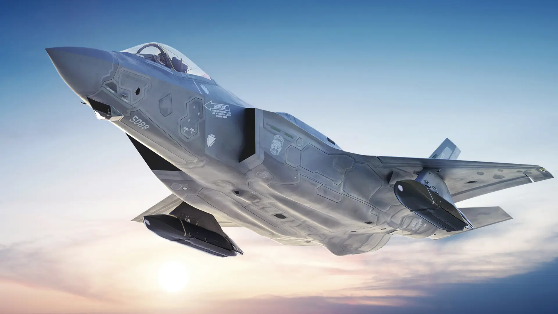 La US Navy doterà i caccia F-35 Lightning II di missili avanzati AGM-158 JASSM con una gittata di oltre 370 chilometri. La US Navy doterà i caccia F-35 Lightning II di missili avanzati AGM-158 JASSM con una gittata di oltre 370 chilometri.