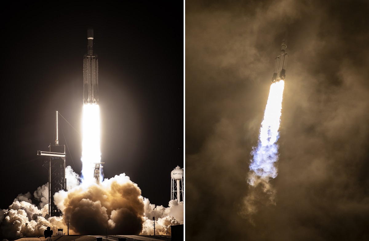 Il Falcon Heavy è riuscito a lanciare in orbita il più grande satellite commerciale per le comunicazioni del mondo, Jupiter 3, che pesa più di 9.000 kg ed è grande come un minibus, al secondo tentativo. Il Falcon Heavy è riuscito a lanciare in orbita il più grande satellite commerciale per le comunicazioni del mondo, Jupiter 3, che pesa più di 9.000 kg ed è grande come un minibus, al secondo tentativo.