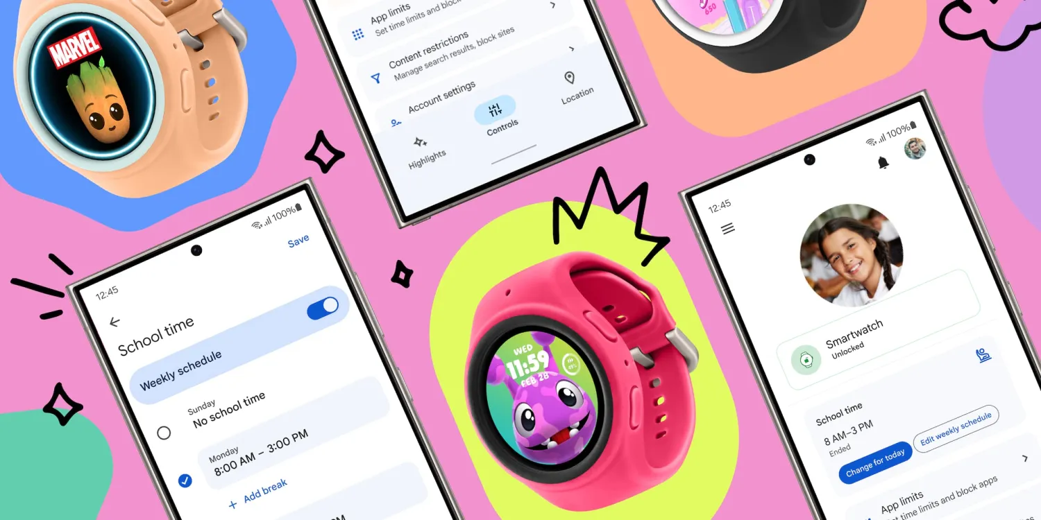 Family Link al polso di vostro figlio con il nuovo Galaxy Watch Samsung presenta il Galaxy Watch per bambini con l'integrazione di Family Link