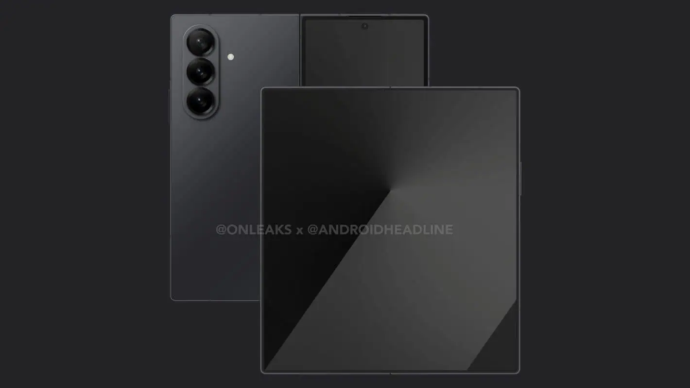 Samsung Galaxy Fold 7: rendering di altissimo livello dello smartphone pieghevole di prossima generazione Uno sguardo al futuro: l'evoluzione high-tech del Samsung Galaxy Fold 7