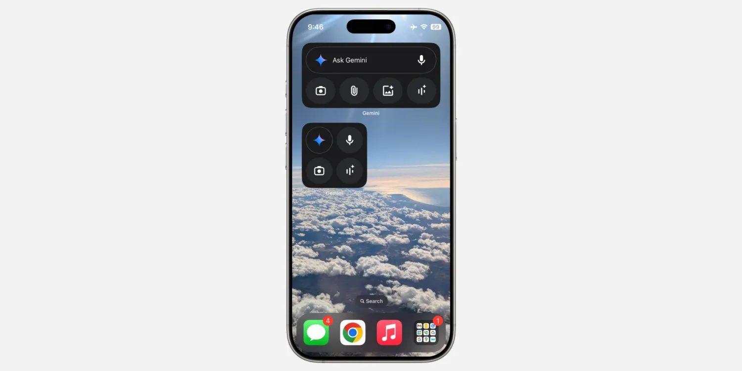 Innovativi widget Google Gemini conquistano l'iPhone Google presenta: i widget Gemini ora disponibili per iPhone