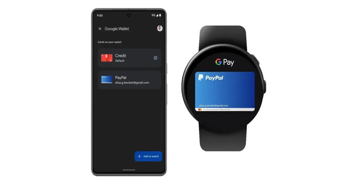 Google Wallet su Wear OS supporta PayPal Google Wallet su Wear OS supporta PayPal