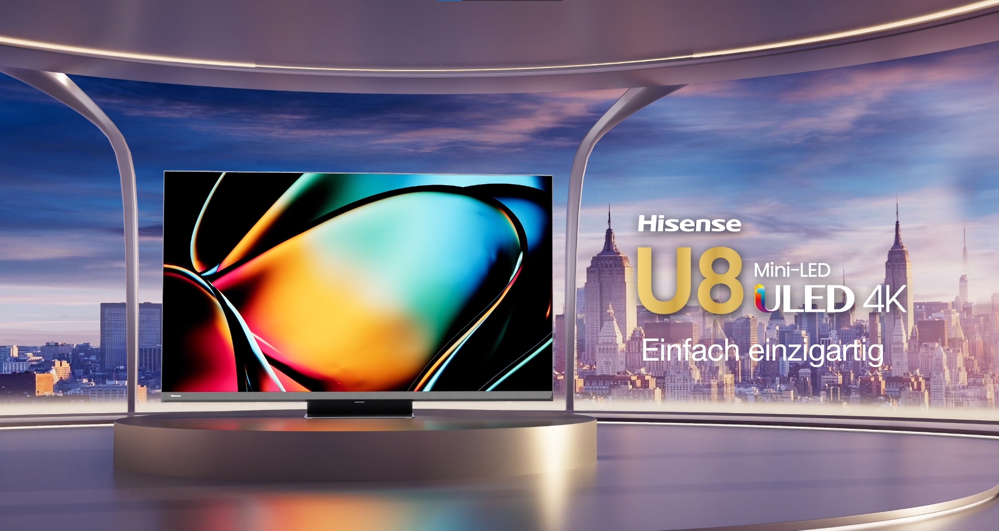 Hisense U8KQ: gamma di TV mini-LED 4K con diagonale fino a 75 pollici Hisense U8KQ: gamma di TV mini-LED 4K con diagonale fino a 75 pollici
