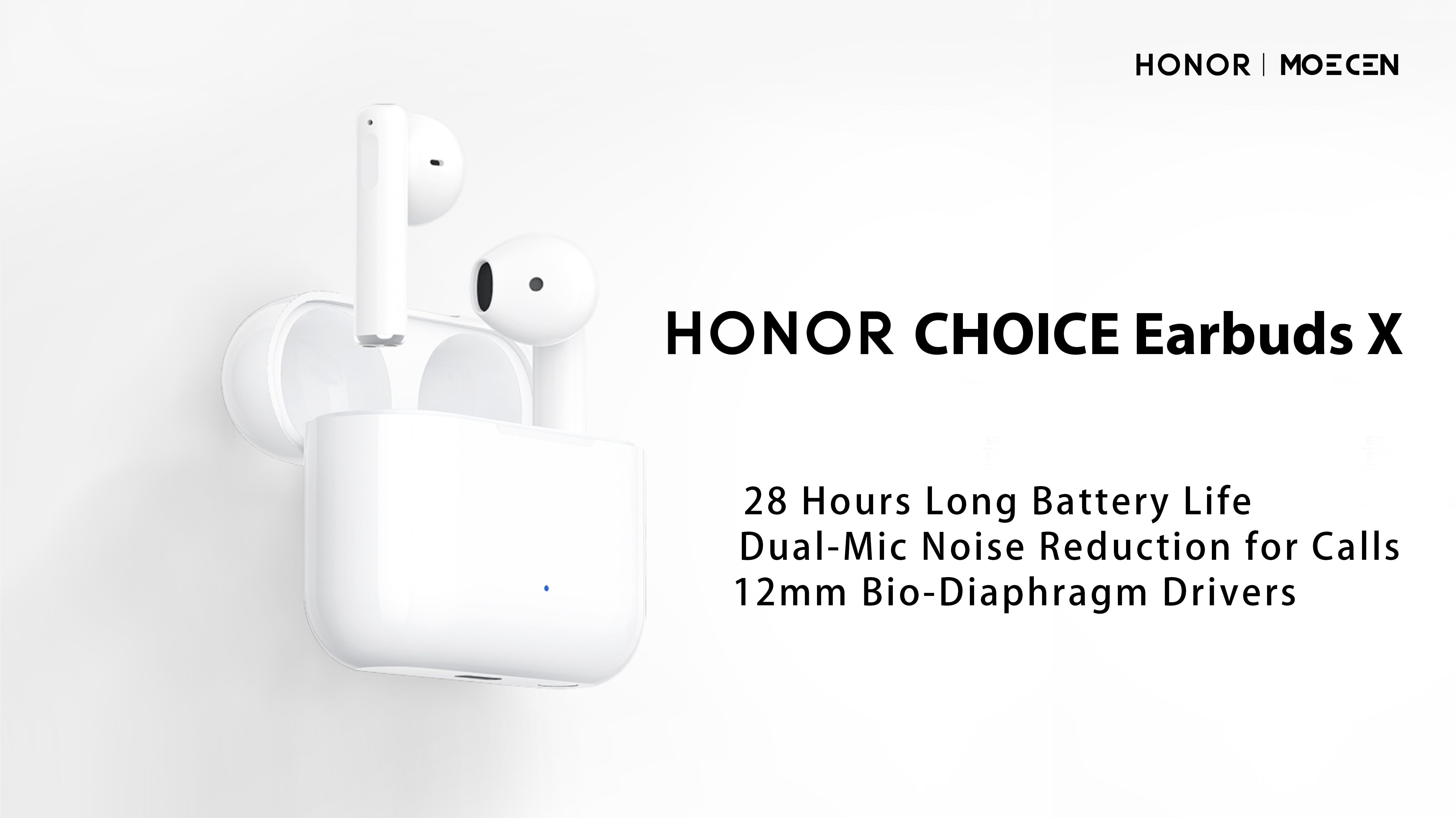 Honor Choise Earbuds X: auricolari TWS con Bluetooth 5.2, protezione IPX4 e autonomia fino a 28 ore per $ 33 Honor Choise Earbuds X: auricolari TWS con Bluetooth 5.2, protezione IPX4 e autonomia fino a 28 ore per $ 33