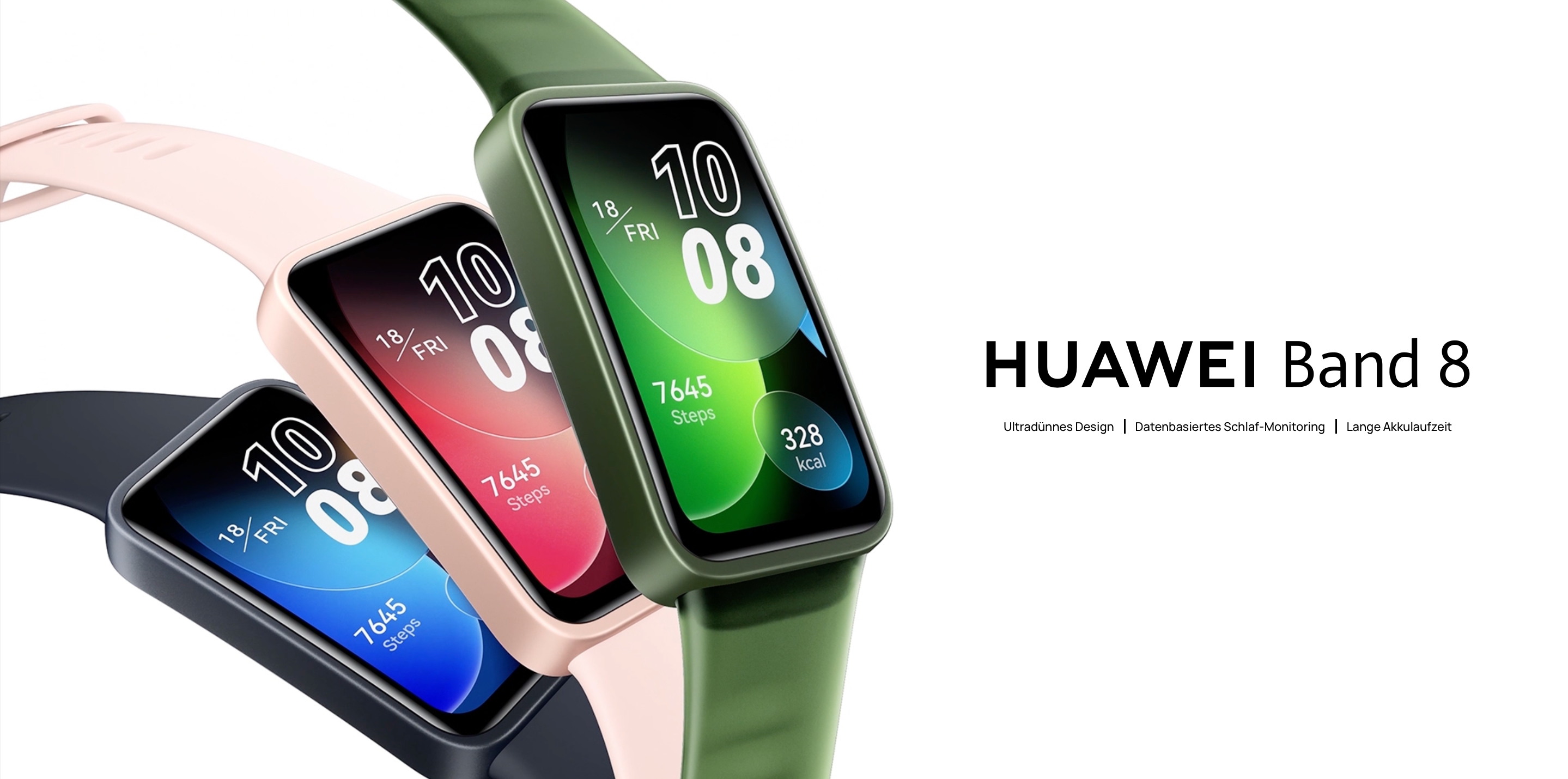 Huawei Band 8 con schermo AMOLED, sensore SpO2, durata della batteria fino a 14 giorni e un prezzo di 59 euro ha debuttato in Germania