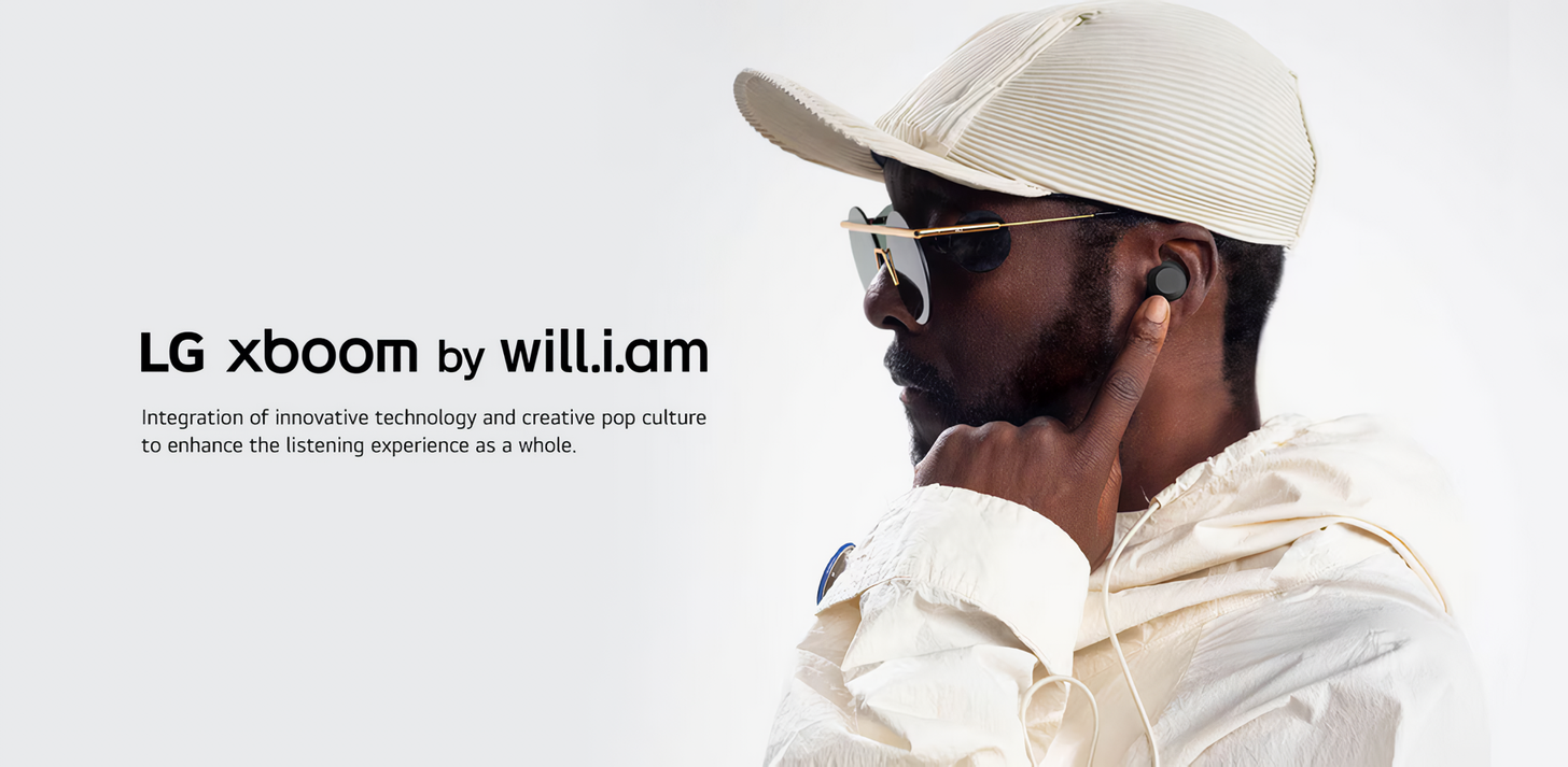 LG e will.i.am presentano un nuovo prodotto: le cuffie xBOOM Buds!