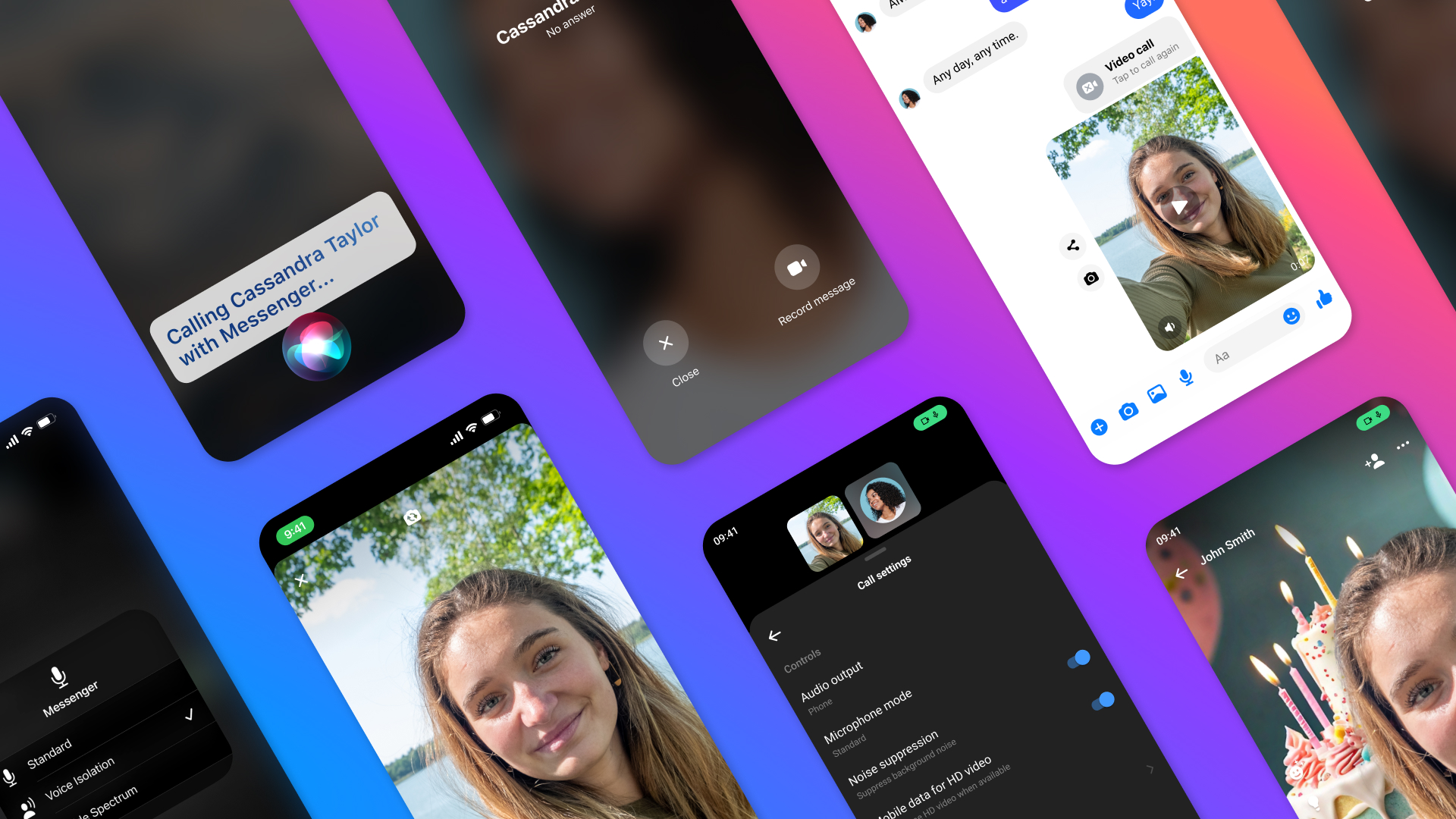 Videochiamate in HD, cancellazione del rumore e sfondi generati dall'intelligenza artificiale: Meta svela nuove funzionalità per Messenger Videochiamate in HD, cancellazione del rumore e sfondi generati dall'intelligenza artificiale: Meta svela nuove funzionalità per Messenger
