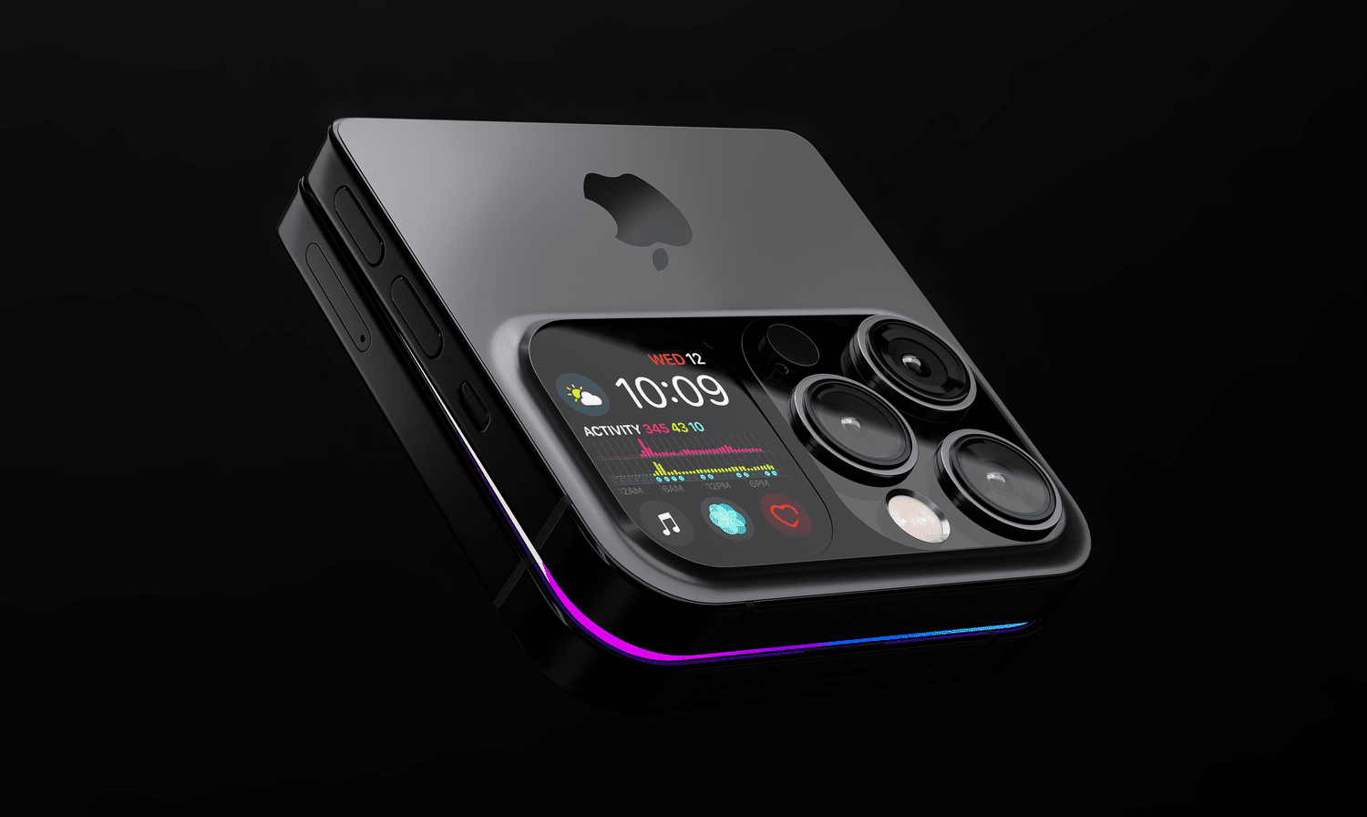 Apple sta testando i confini: ecco l'iPhone pieghevole Impilare il futuro: come si presenta il nuovo concept di iPhone