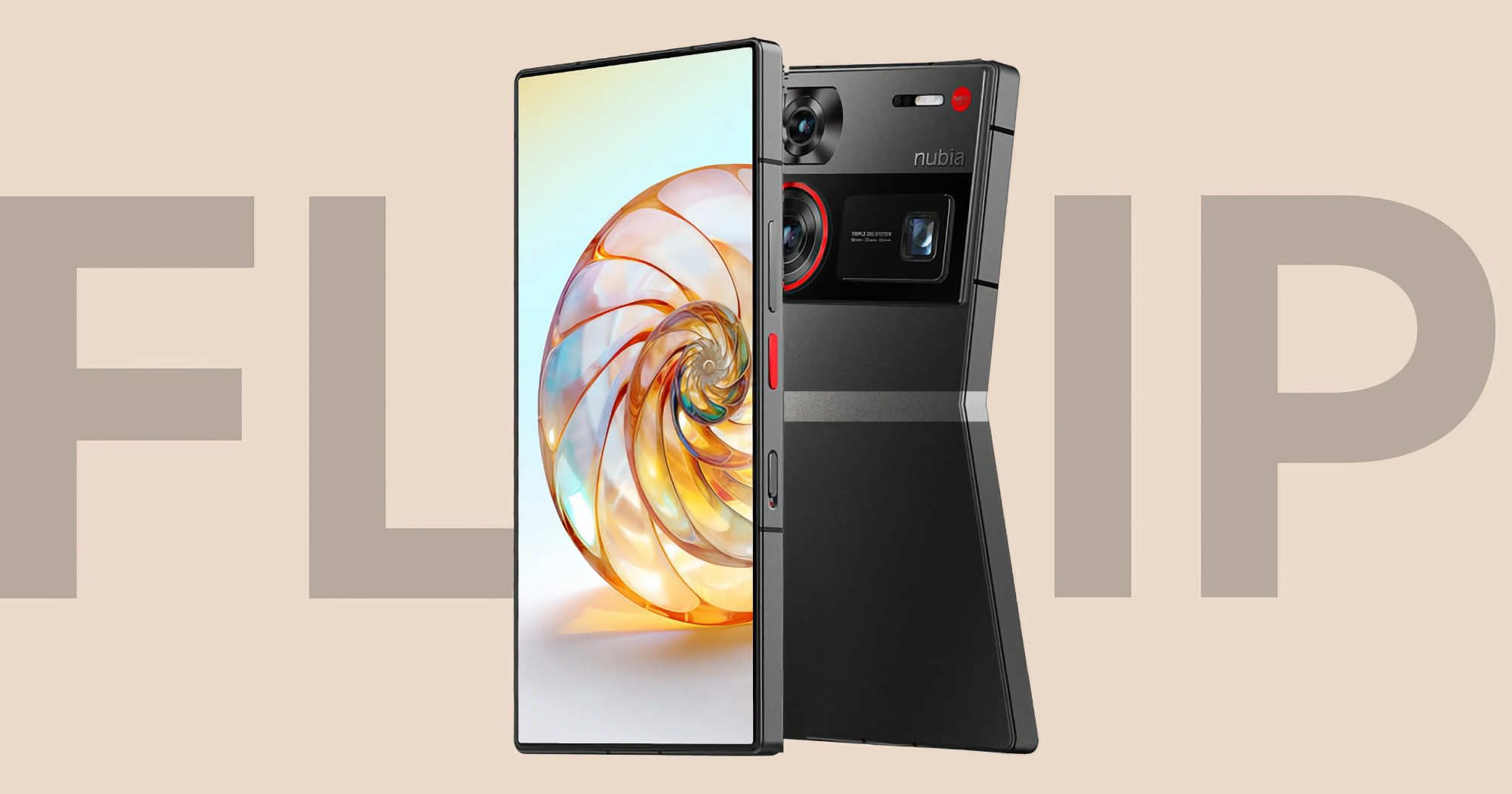 Il nubia Flip 5G clamshell è pronto per l'annuncio Il nubia Flip 5G clamshell è pronto per l'annuncio