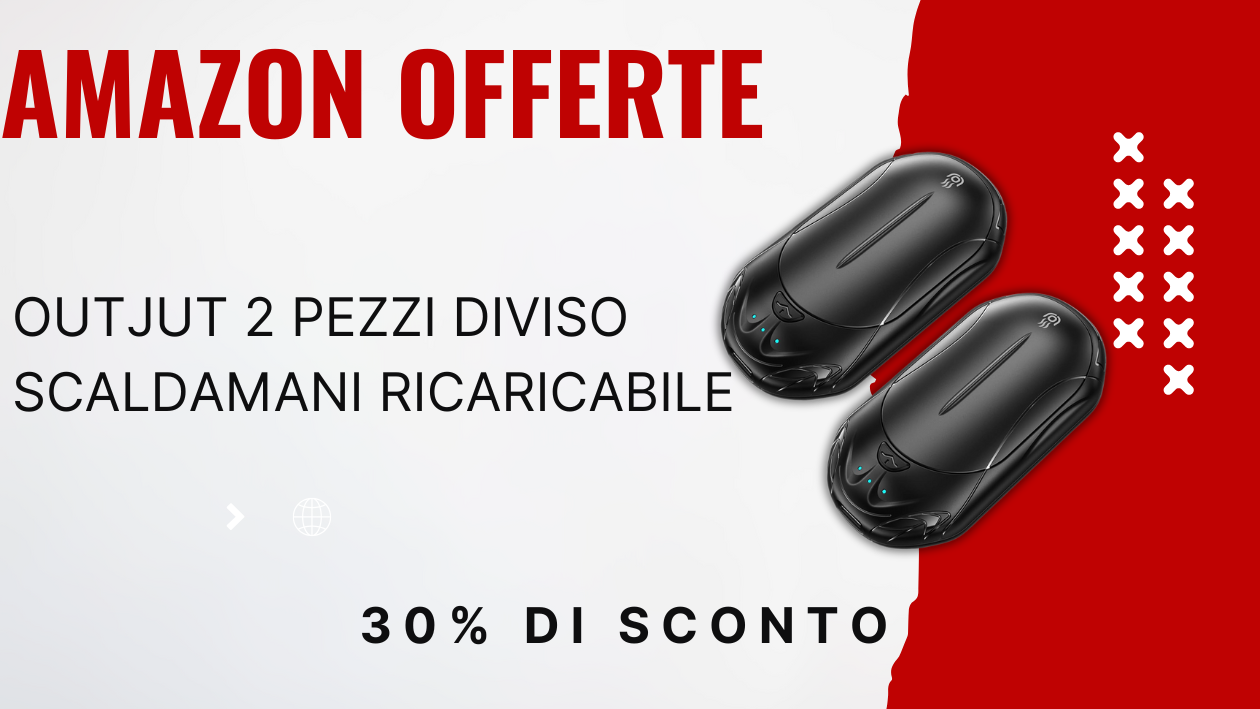 OUTJUT Scaldamani Ricaricabile 2-in-1 - Sconto di 6€ Oggi! OUTJUT Scaldamani Ricaricabile 2-in-1 - Sconto di 6€ Oggi!