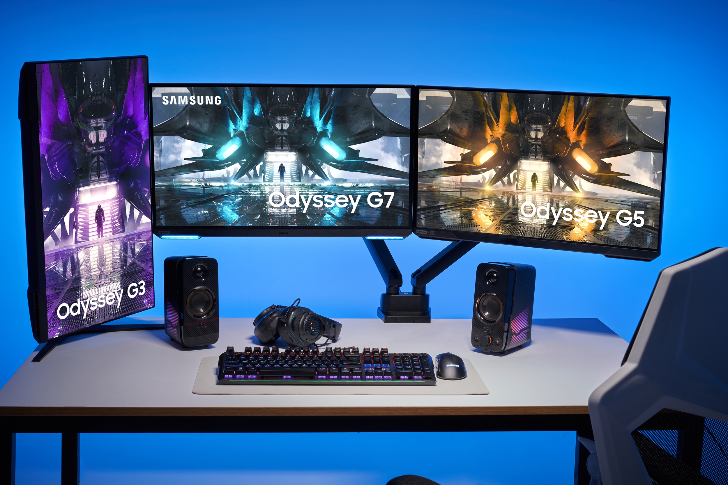 Samsung annuncia i monitor da gioco Odyssey G7, Odyssey G5 e Odyssey G3 (2021) Samsung annuncia i monitor da gioco Odyssey G7, Odyssey G5 e Odyssey G3 (2021)