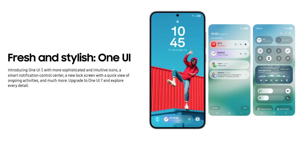 Samsung aggiorna l'interfaccia: un primo sguardo attraverso gli screenshot Un nuovo livello di innovazione: cosa rivelano gli screenshot del sito web di Samsung