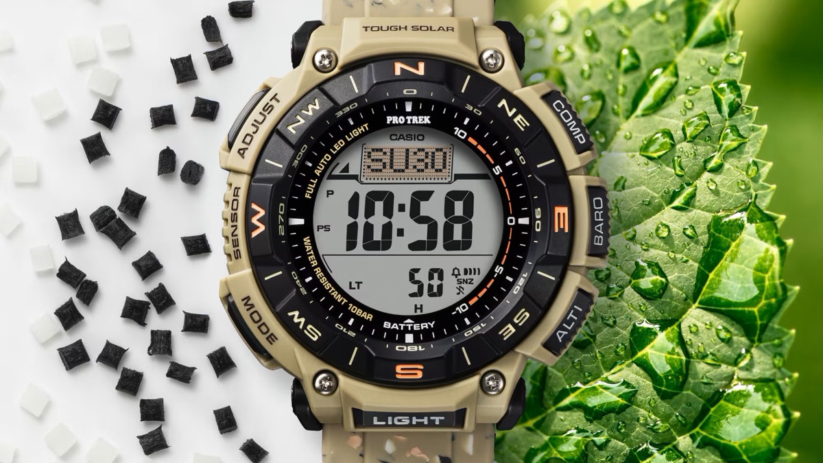 Orologio Casio PRO TREK PRG-340SC con bussola digitale integrata, altimetro e termometro rilasciato Orologio Casio PRO TREK PRG-340SC con bussola digitale integrata, altimetro e termometro rilasciato