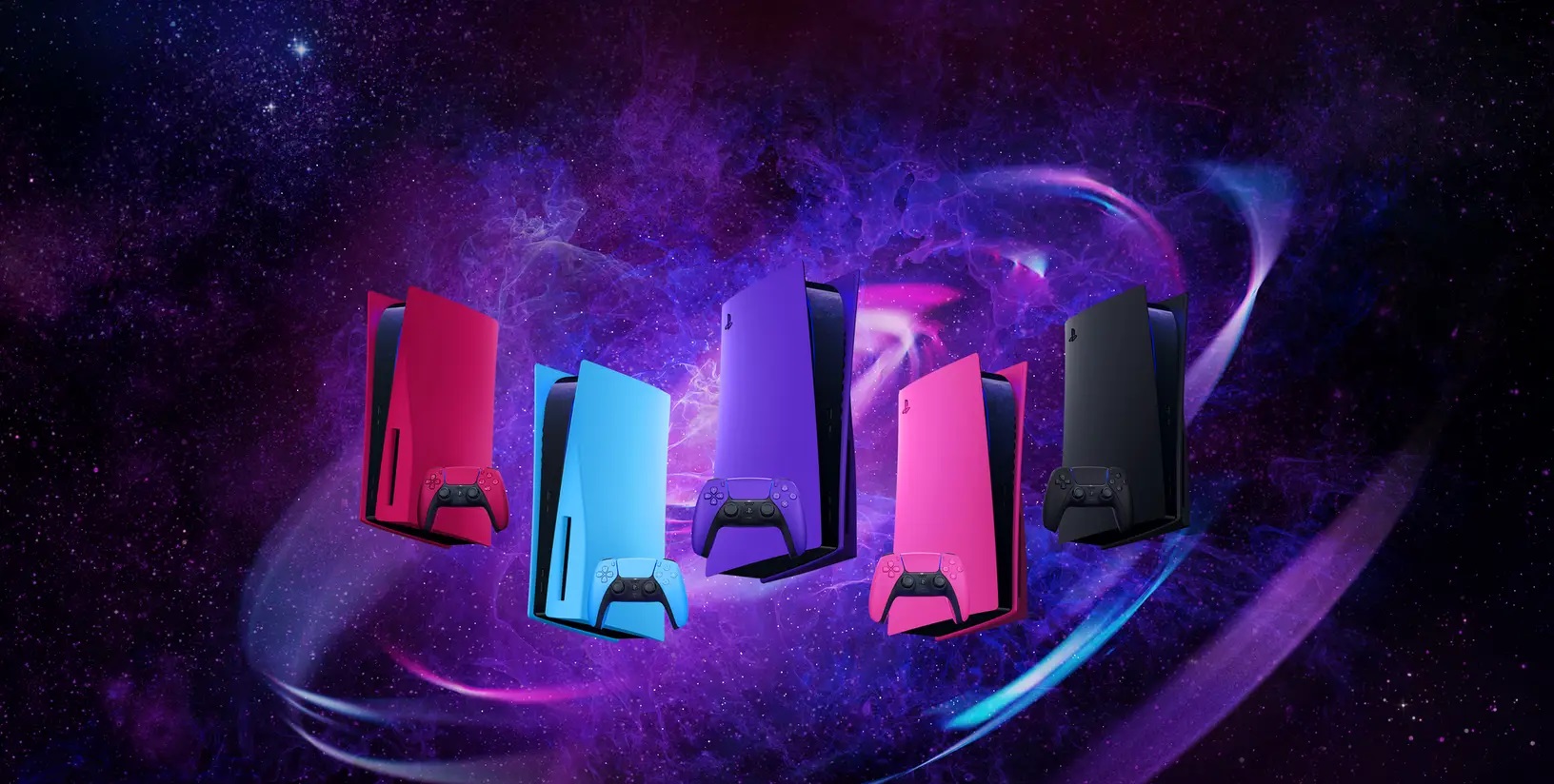 Quasi tutti i colori dell'arcobaleno: Sony svela i luminosi pannelli sostitutivi per PlayStation 5 e DualSense Quasi tutti i colori dell'arcobaleno: Sony svela i luminosi pannelli sostitutivi per PlayStation 5 e DualSense