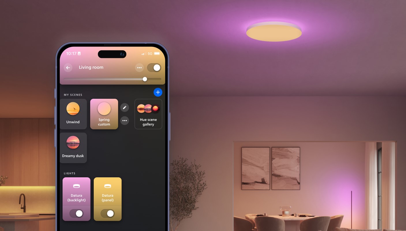 Philips Hue presenta negli Stati Uniti le nuove plafoniere Datura Philips Hue presenta negli Stati Uniti le nuove plafoniere Datura