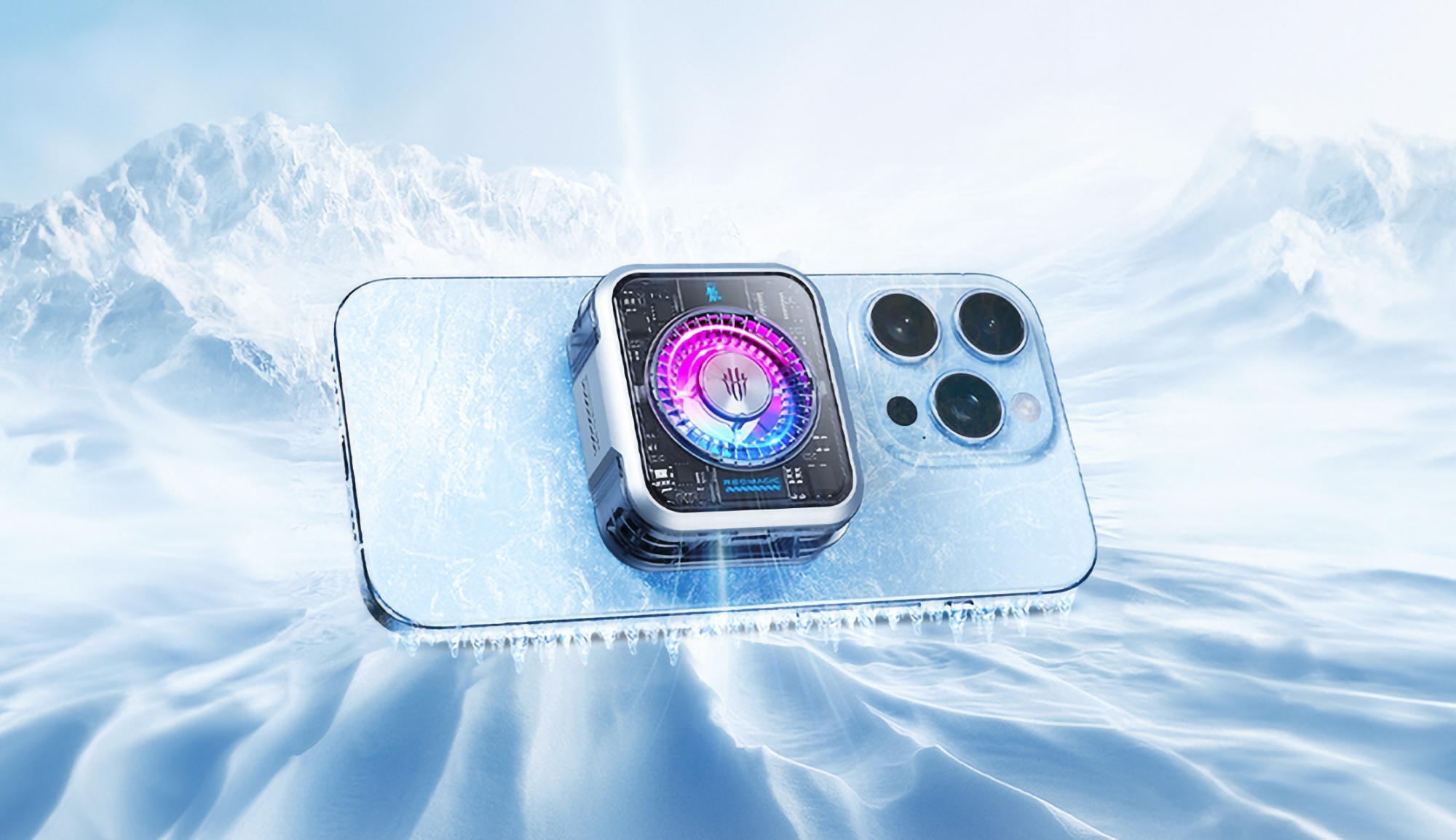 nubia ha presentato il Red Magic Cooler 5 Pro: un dispositivo di raffreddamento per iPhone con supporto MagSafe e illuminazione RGB nubia ha presentato il Red Magic Cooler 5 Pro: un dispositivo di raffreddamento per iPhone con supporto MagSafe e illuminazione RGB